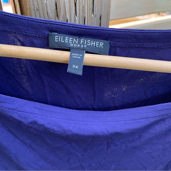 EF Silk Tee Indigo Blue - Picture 4 of 5